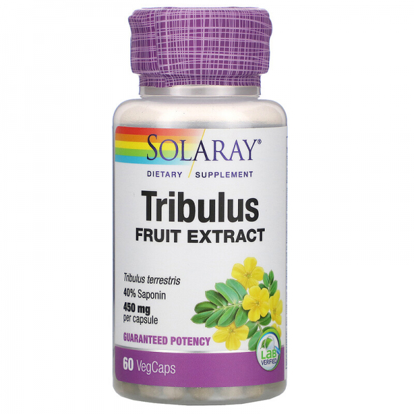 Tribulus Fruit Extract, 450 mg, 60 VegCaps