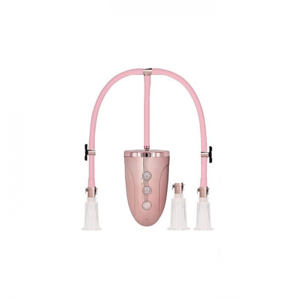Automatic Rechargeable Clit &amp; Nipple Pump Set